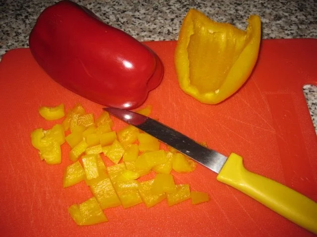 Hähnchenpfanne mit Paprikareis - Rezept - Bild Nr. 3