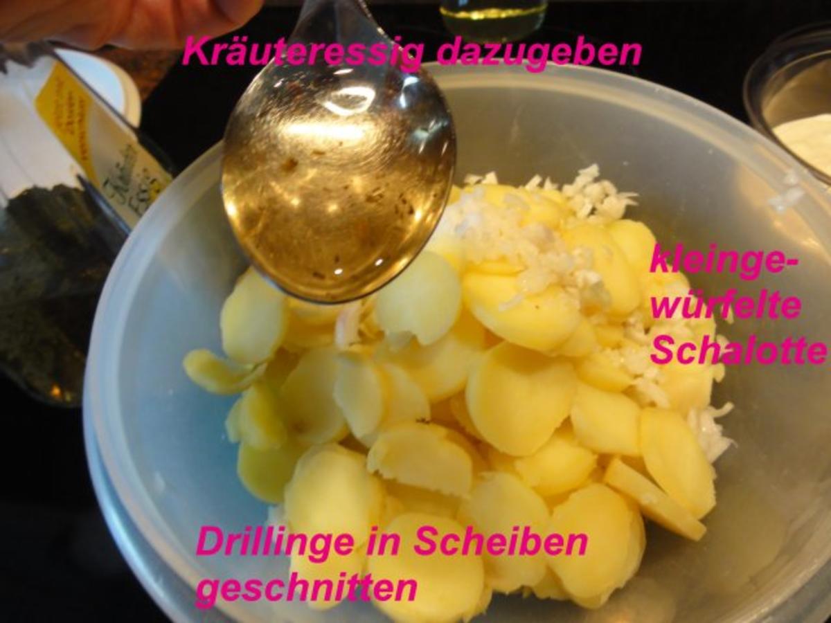 Salatbar:  KARTOFFELSALAT mit Schlangengurke - Rezept - Bild Nr. 3