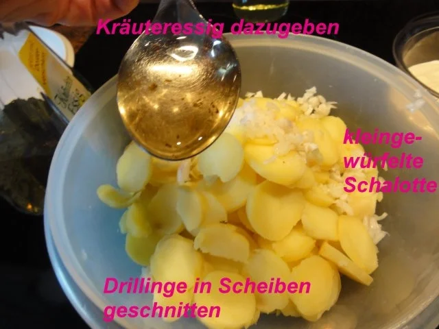 Rezept: Salatbar: KARTOFFELSALAT mit Schlangengurke Bild Nr. 3 Salatbar: KARTOFFELSALAT mit Schlangengurke - Rezept - Bild Nr. 3