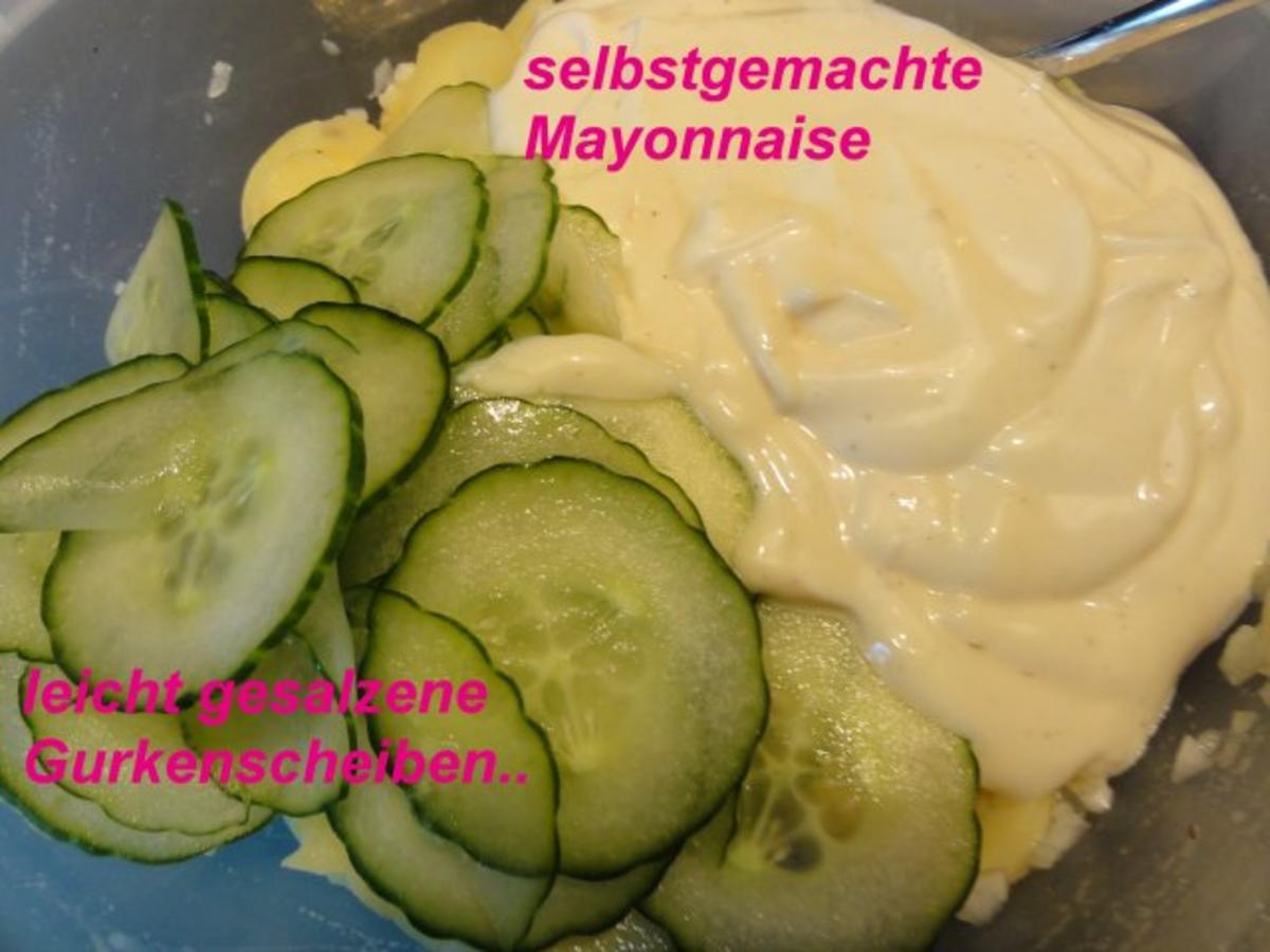 Salatbar:  KARTOFFELSALAT mit Schlangengurke - Rezept - Bild Nr. 4