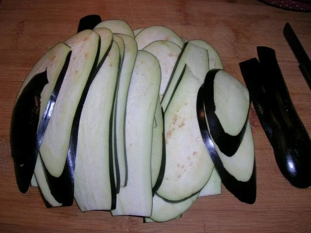 Lammhaxen, geschmort mit Auberginen und Tomaten - Rezept - Bild Nr. 5