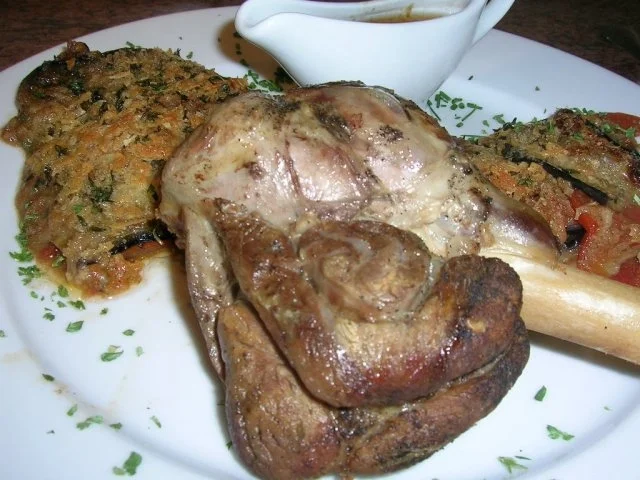 Lammhaxen, geschmort mit Auberginen und Tomaten - Rezept - Bild Nr. 11