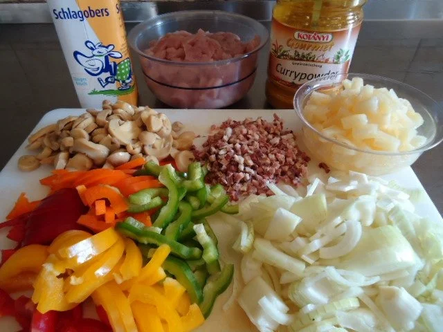 Putencurry mit Ananas - Rezept - Bild Nr. 4