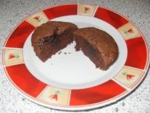 Schoko-Muffins mit flüssigem Kern - Rezept