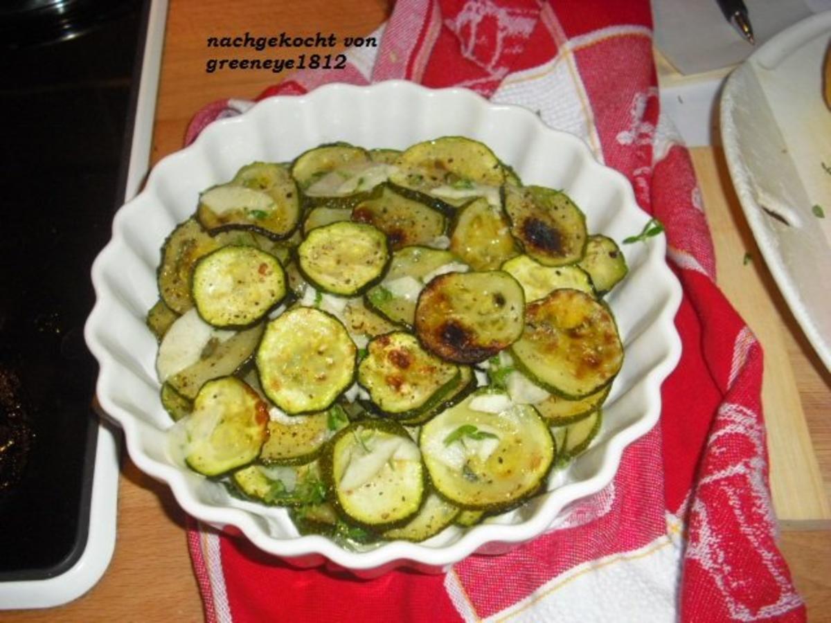 Meine marinierten Zucchini - Rezept