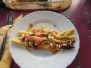 Spargel mit Parmesan gratiniert und einer leckeren Eier-Vinaigrette - Rezept