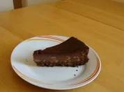 Schokoladen Käsekuchen mit Keksbodenkruste - Rezept