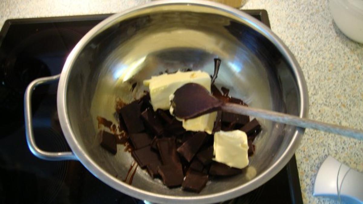 Schokoladen Käsekuchen mit Keksbodenkruste - Rezept - Bild Nr. 6