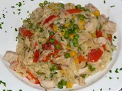 Hühnchenpfanne mit viel Gemüse - Rezept