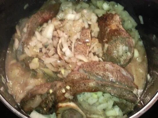 Rinderbeinscheibengulasch á la Dieter Neumaier - Rezept - Bild Nr. 3