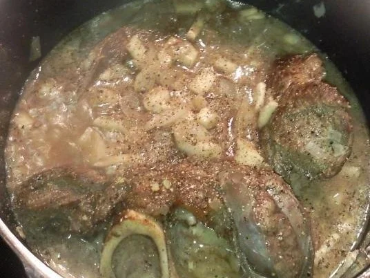 Rinderbeinscheibengulasch á la Dieter Neumaier - Rezept - Bild Nr. 5