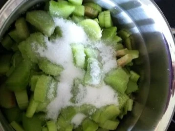 Rezept: Schneemouse-Rhabarbertorte Bild Nr. 3 Schneemouse-Rhabarbertorte - Rezept - Bild Nr. 3