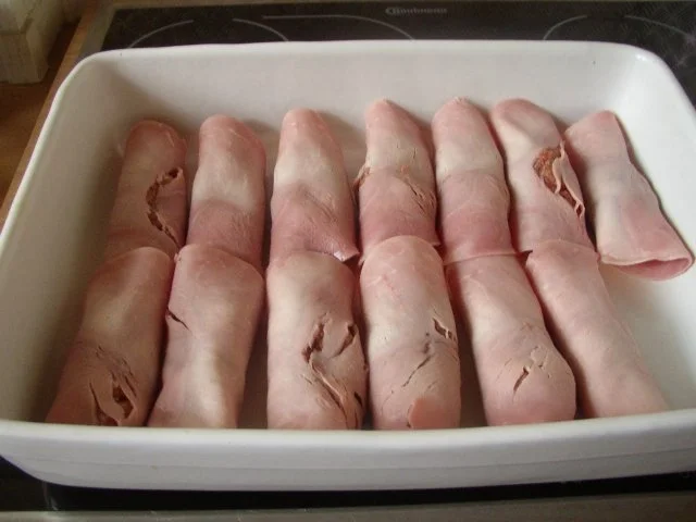 Rezept: Meine gefüllten Schinkenscheiben Bild Nr. 3 Meine gefüllten Schinkenscheiben - Rezept - Bild Nr. 3