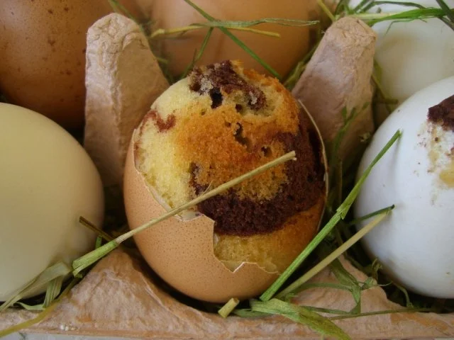 Meine in der Eierschale gebackenen Ostereier für Euch alle! - Rezept