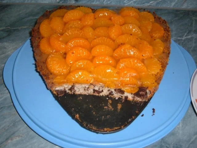 Rezept: Kuchen : Mandarine - Schoko Bild Nr. 4 Kuchen : Mandarine - Schoko - Rezept - Bild Nr. 4