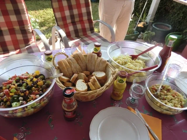 Rezept: Spargelsalat mit Orangensaft und Eier Vinaigrette Bild Nr. 5 Spargelsalat mit Orangensaft und Eier Vinaigrette - Rezept - Bild Nr. 5