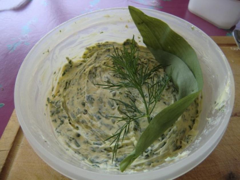 Bärlauchbutter mit Dill und - schnell &amp; einfach - 555 kcal/100g