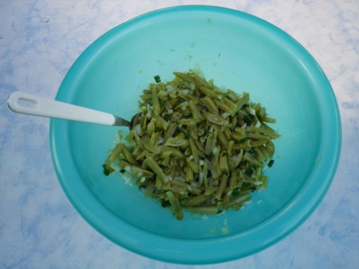 Schnittbohnensalat - Rezept