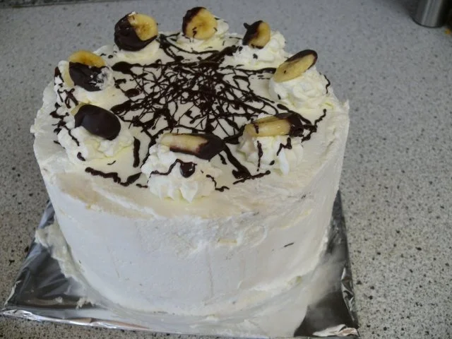 Rezept: Straciatella-Eierlikörbananen-Zwerg - allen Mamis herzlichen Glückwunsch zum Muttertag Straciatella-Eierlikörbananen-Zwerg - allen Mamis herzlichen Glückwunsch zum Muttertag - Rezept