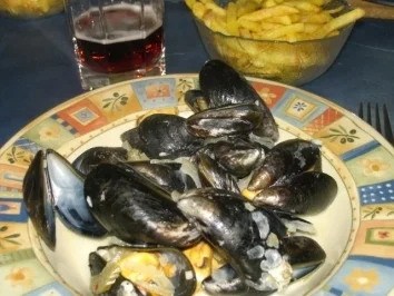 Miesmuscheln nach Luxemburger Art - Rezept