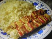Fleischspieß mit Paprika - Rezept
