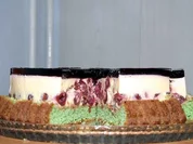 Kirschtorte mit Vanillepudding - Rezept