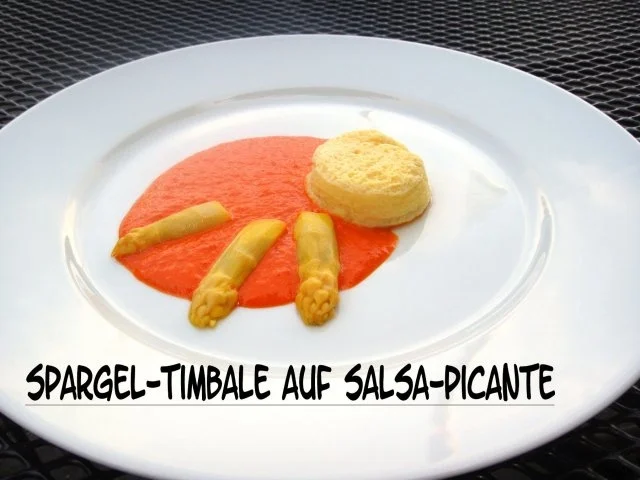 Rezept: Spargel-Timbale auf Salsa-Picante Bild Nr. 7 Spargel-Timbale auf Salsa-Picante - Rezept - Bild Nr. 7
