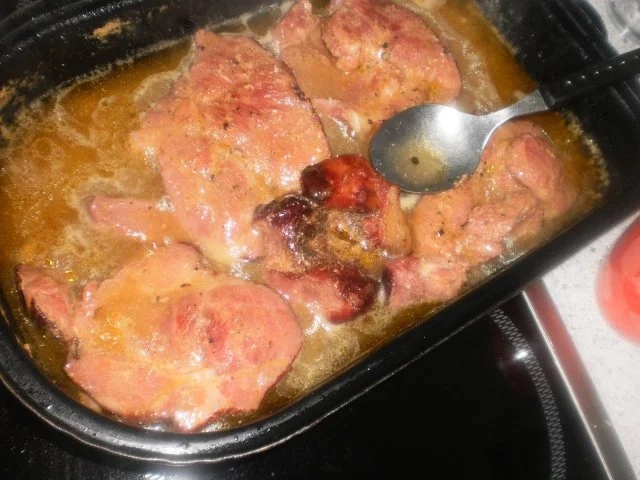 Kasslerkamm mit Blattspinat - Rezept - Bild Nr. 5