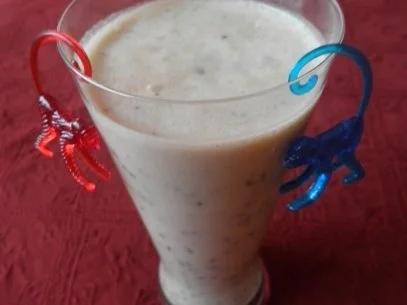 Rezept: Stracciatella - Bananen - Milch Stracciatella - Bananen - Milch - Rezept