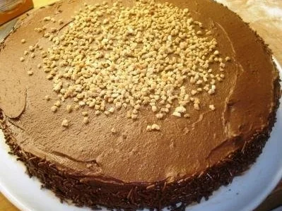 Schoko- Nussnougatcreme-Torte - Rezept - Bild Nr. 6