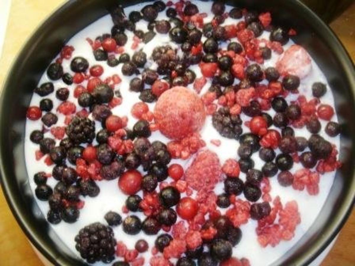 Waldbeeren- Joghurttorte mit Honig - Rezept - Bild Nr. 9