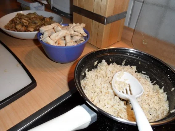 Putenfleisch mit Zucchini und Reis - Rezept - Bild Nr. 5