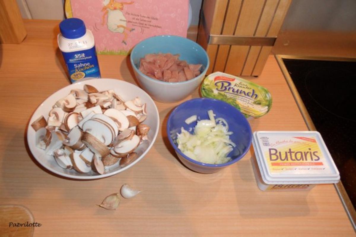 Geschnetzeltes mit Champignon-Rahmsoße - Rezept - Bild Nr. 2