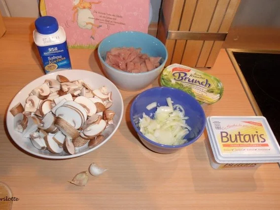 Geschnetzeltes mit Champignon-Rahmsoße - Rezept - Bild Nr. 2