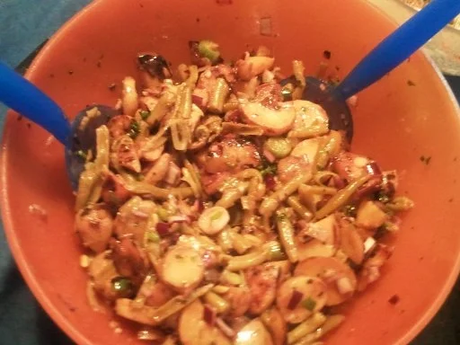 Gegrillte Forelle an Bratkartoffelsalat Part 2 a la Nightcooker - Rezept - Bild Nr. 4