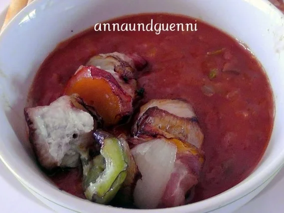 Schaschlik in selbstgemachter Schaschliksauce - Rezept - Bild Nr. 2