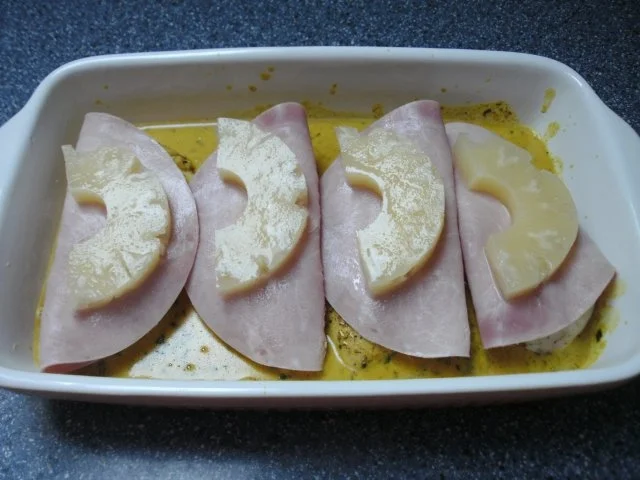 Rezept: Hawaii - Schnitzel - Auflauf Bild Nr. 5 Hawaii - Schnitzel - Auflauf - Rezept - Bild Nr. 5