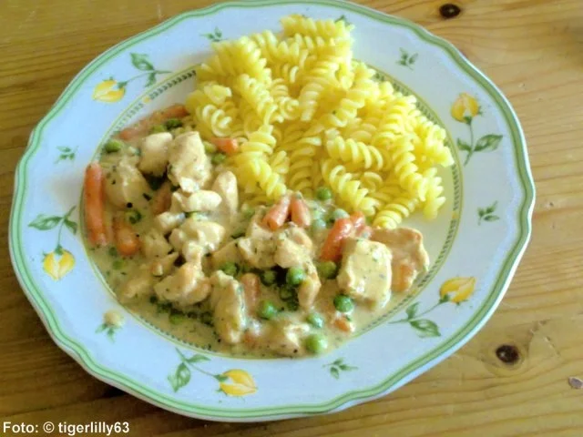 Bunte Hähnchen-Pfanne - Rezept