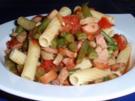 Nudel-Würstchen-Gemüse-Pfanne - Rezept