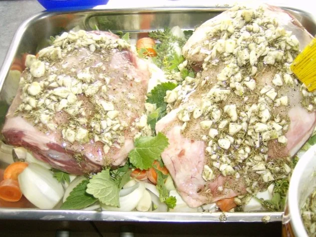 Lammkeule aus da Knofihexenküche rosa gebraten - Rezept - Bild Nr. 8