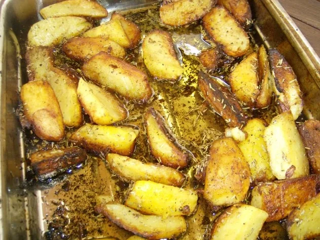 Kartoffelspalten vom offenen Feuer - Rezept