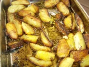 Kartoffelspalten vom offenen Feuer - Rezept