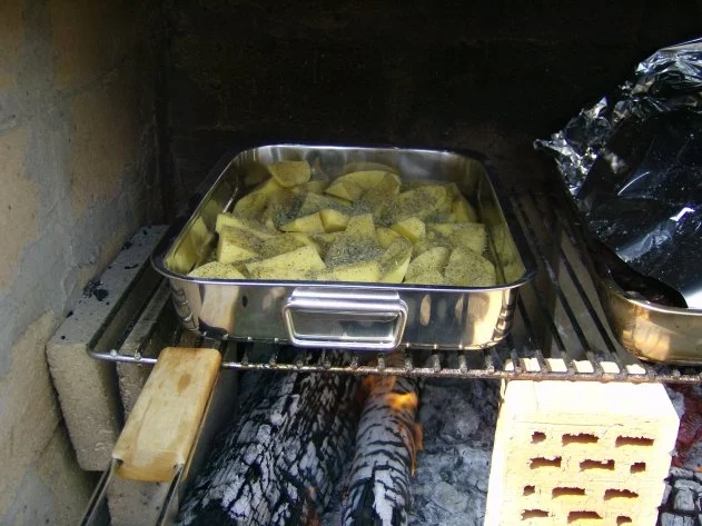 Kartoffelspalten vom offenen Feuer - Rezept - Bild Nr. 7