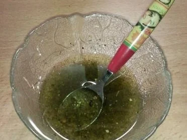 Rippen im Backofen mit Salat und Toast - Rezept - Bild Nr. 5