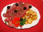 Fleisch : - Gebeiztes Schweinefilet od. Kalbsfilet - - Rezept