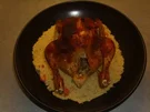 Geflügel: Brathuhn auf Couscous - Rezept