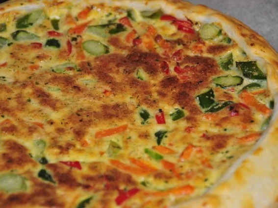 bunte Spargel-Quiche - Rezept - Bild Nr. 2