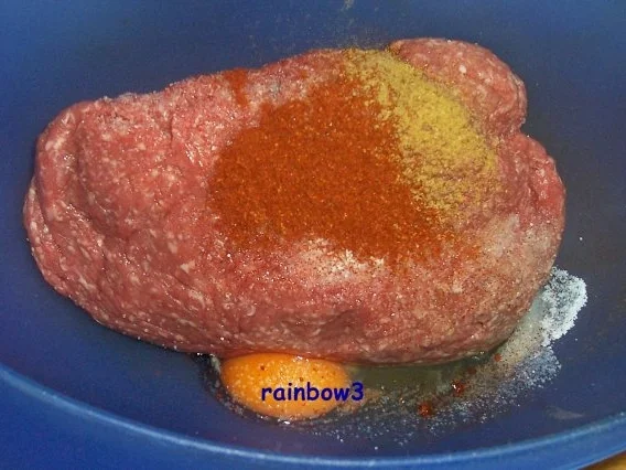 Kochen: Frikadellen mit roten Linsen - Rezept - Bild Nr. 3