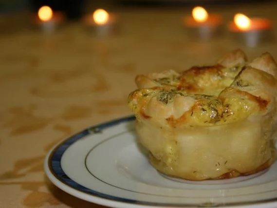 Rezept: Blätterteigmuffins mit Lachs Bild Nr. 2 Blätterteigmuffins mit Lachs - Rezept - Bild Nr. 2