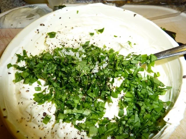 Brotaufstrich: Bärlauchfrischkäse - Rezept - Bild Nr. 3